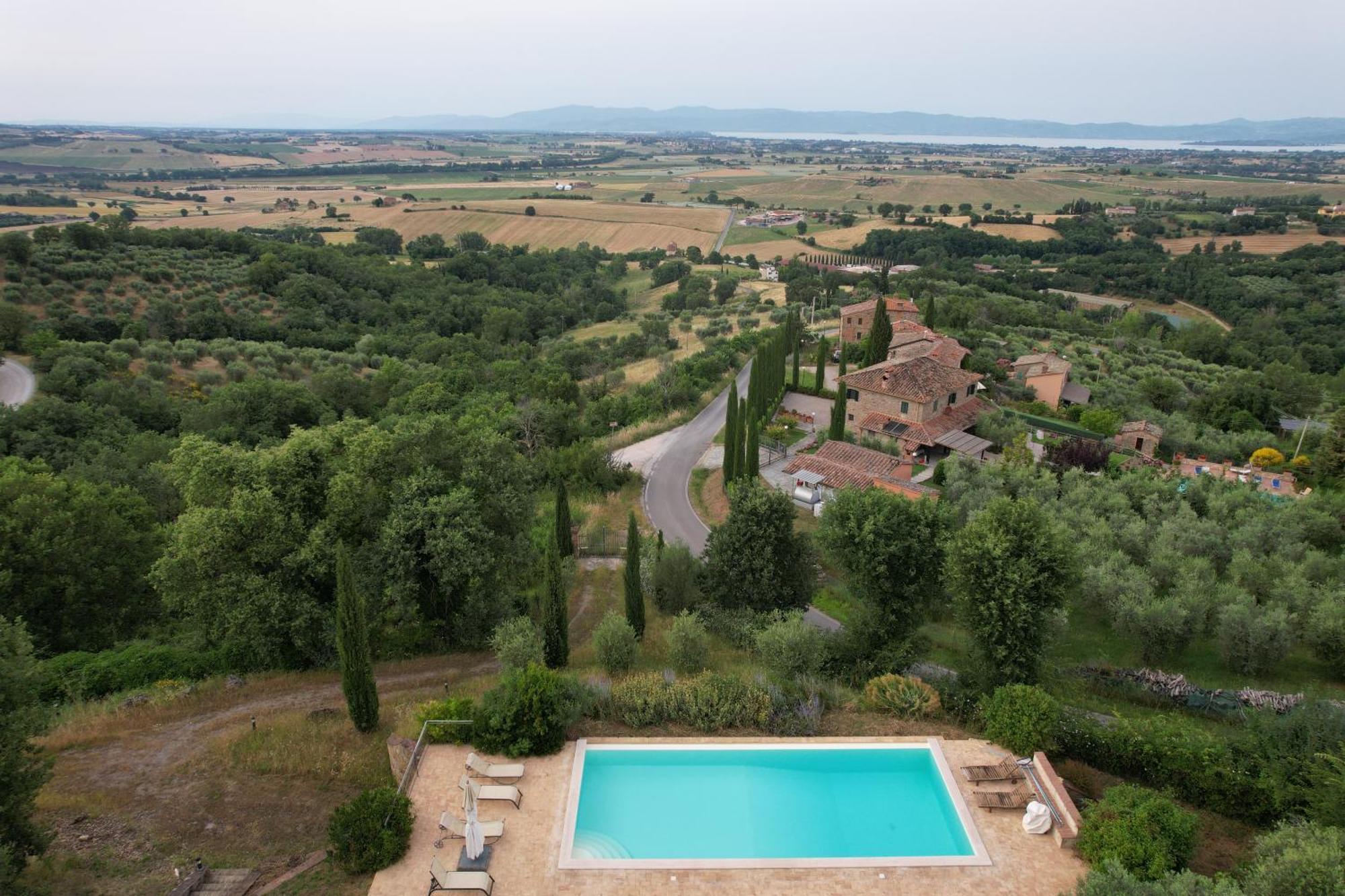Fonte Pace Luxury Villa - A Fontanaro Property Paciano Luaran gambar