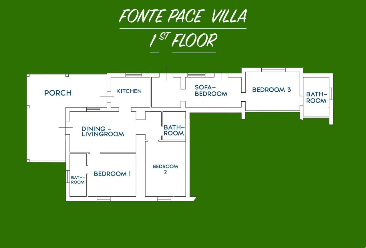 Fonte Pace Luxury Villa - A Fontanaro Property Paciano Luaran gambar